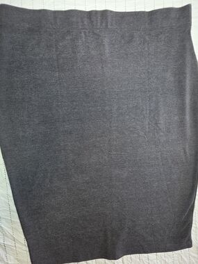 Boutique+ The Perfect Skirt Dark Heather Gray Pencil Skirt NWT 1X
